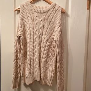 Endless Rose cold shoulder chunky sweater S